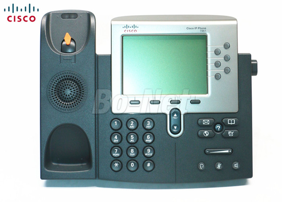 Original Cisco Ip Conference Phone Digital Duplex CP-7961G Telephone LCD Display